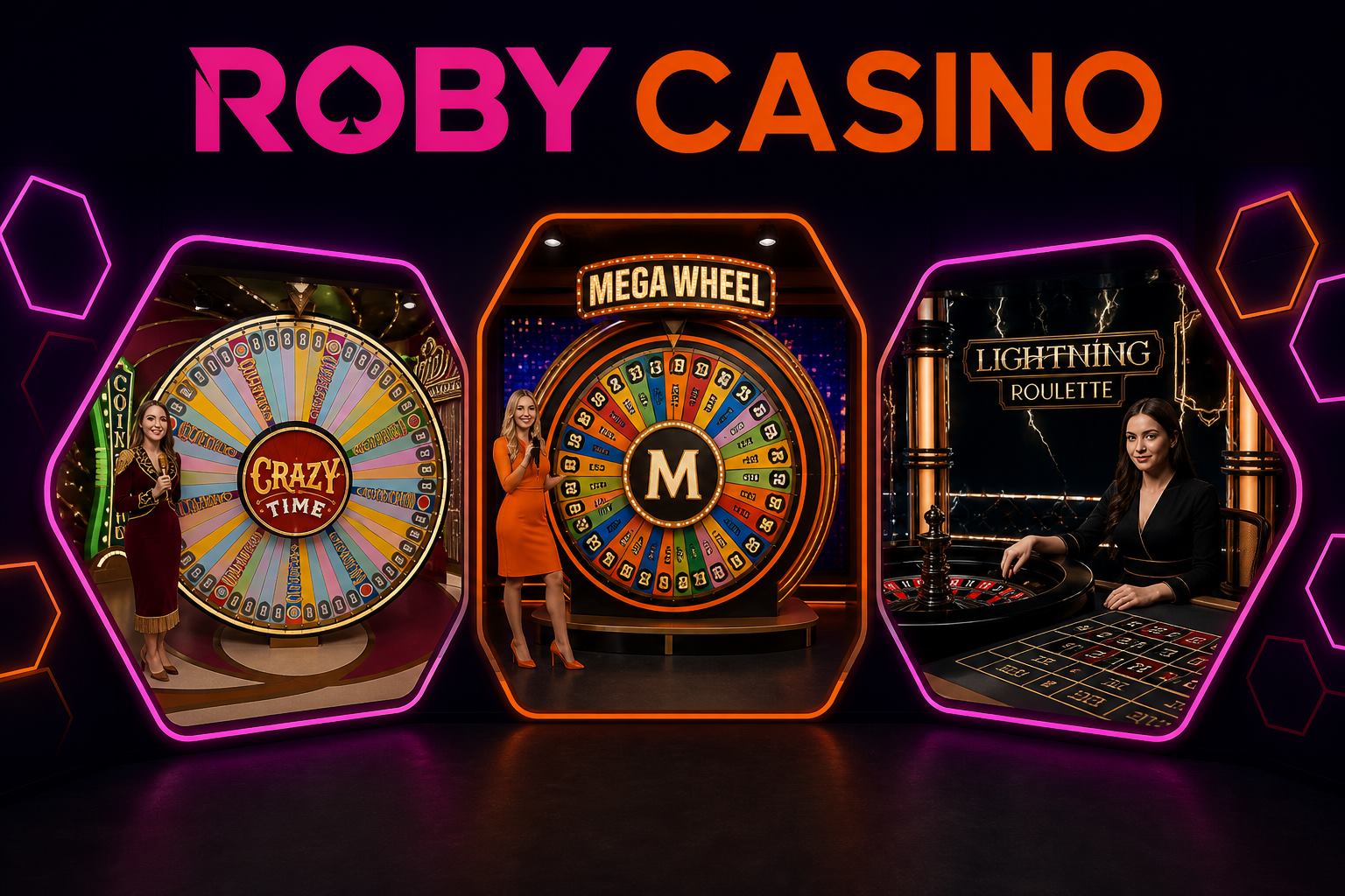 Roby Casino live promo