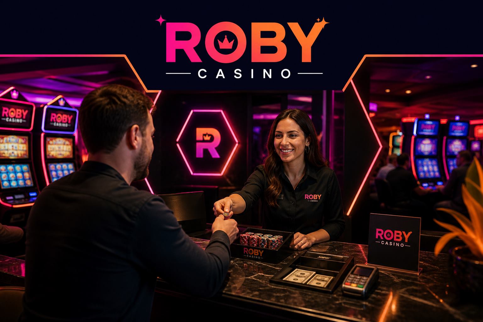 Roby Casino cashier promo